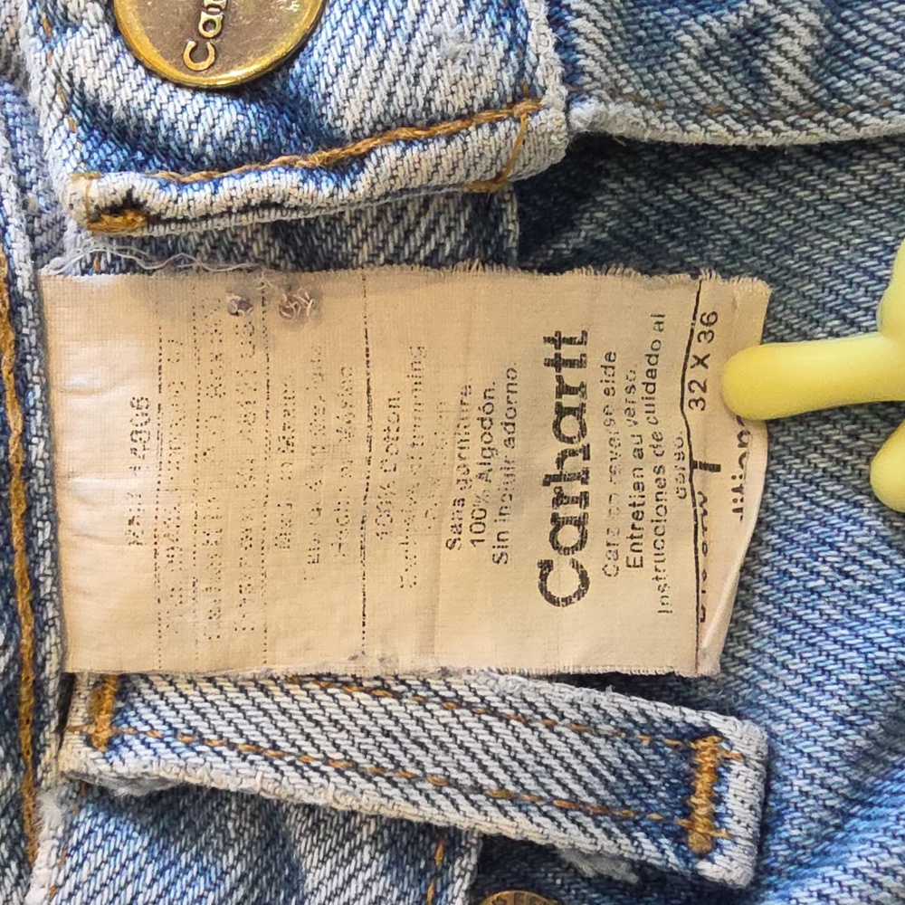 Carhartt Traditional Fit Men's Size 32x36 Light Wash - Picture 2 of 9
